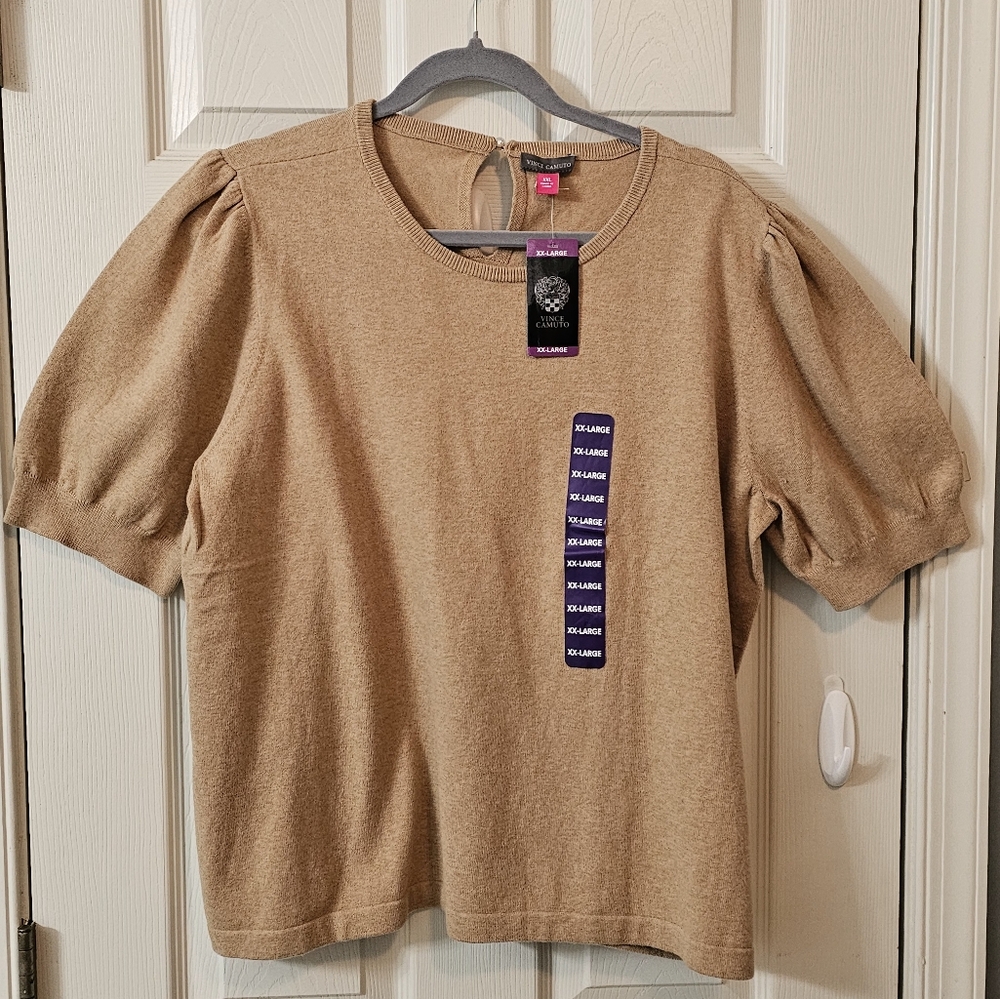 Vince Camuto Plus Size Luxury Top Office Wear Business Casual New
